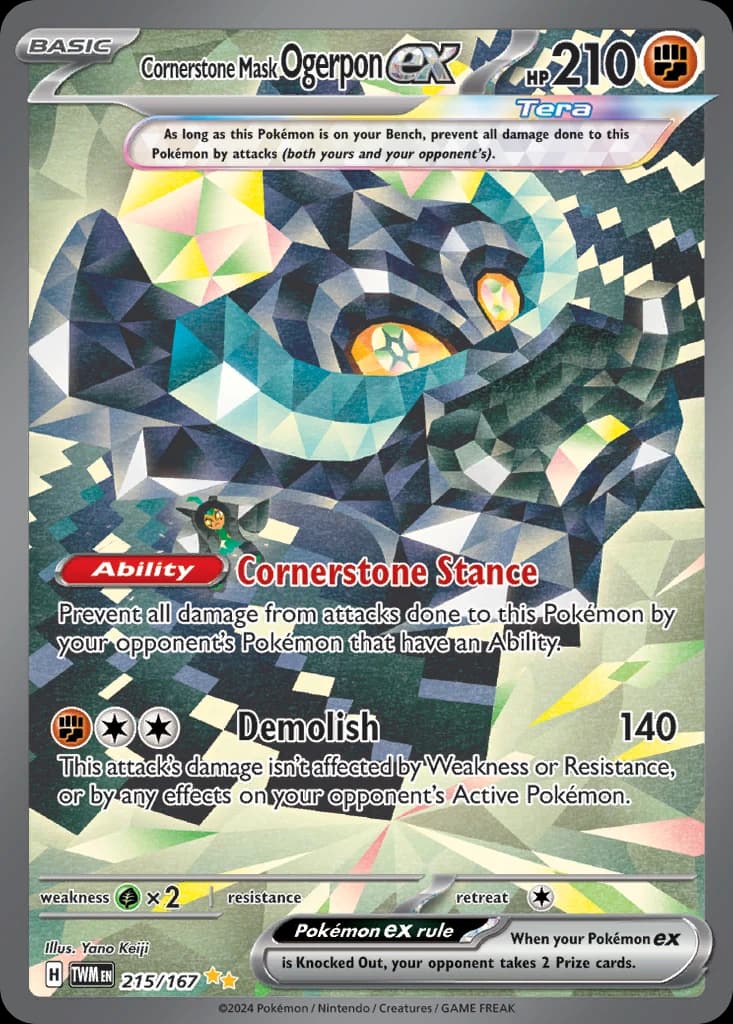Cornerstone Mask Ogerpon ex (215)
