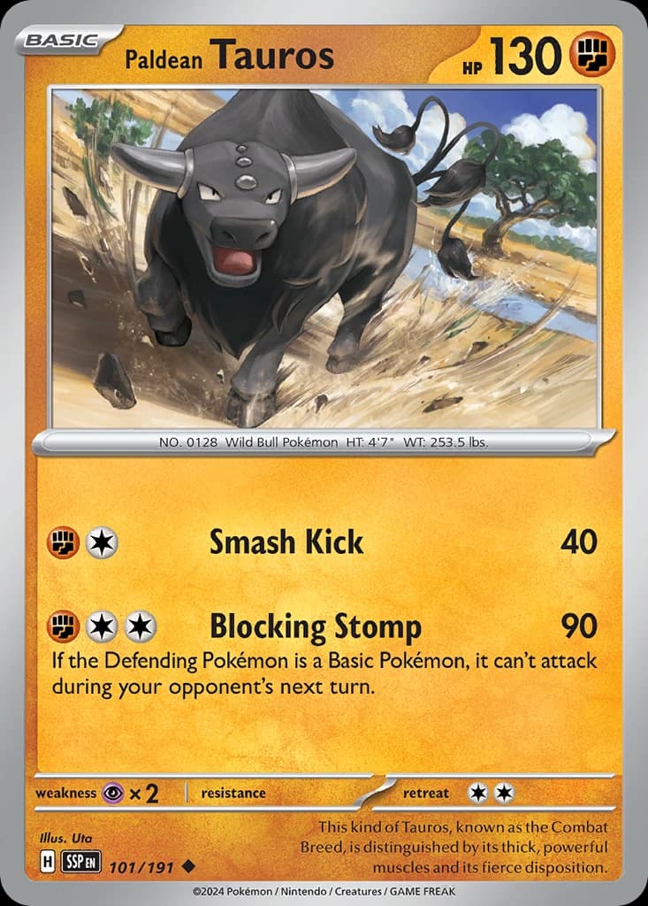 Paldean Tauros (101)
