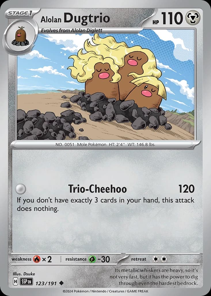 Alolan Dugtrio (123)