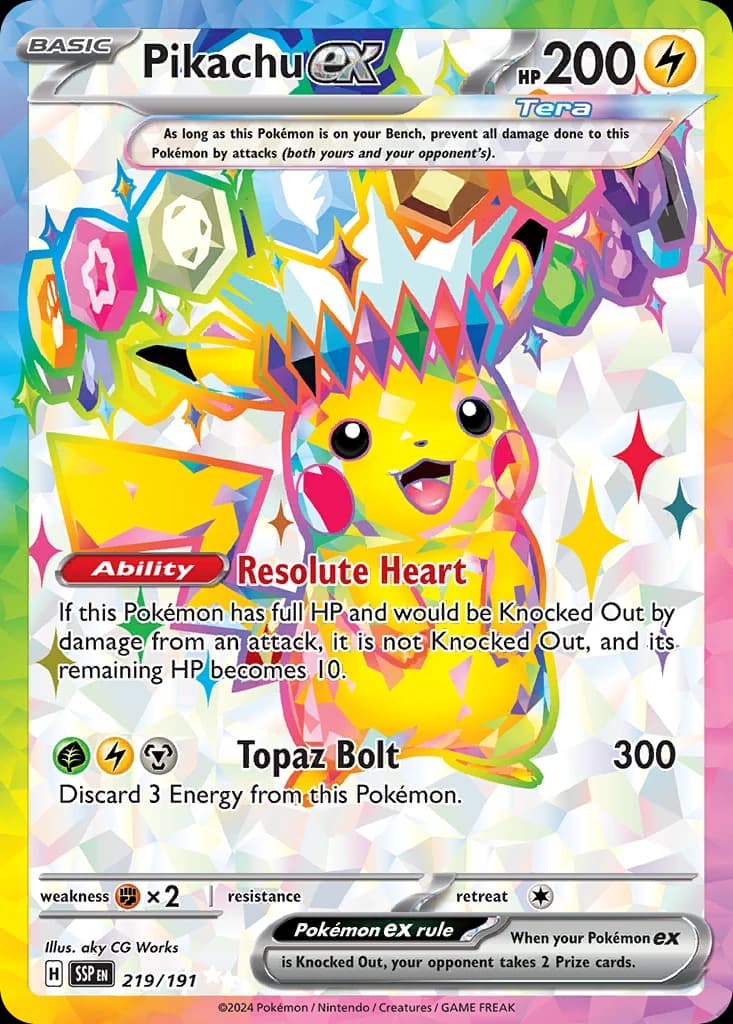 Pikachu ex (219)