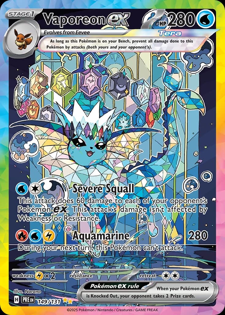 Vaporeon ex (149)