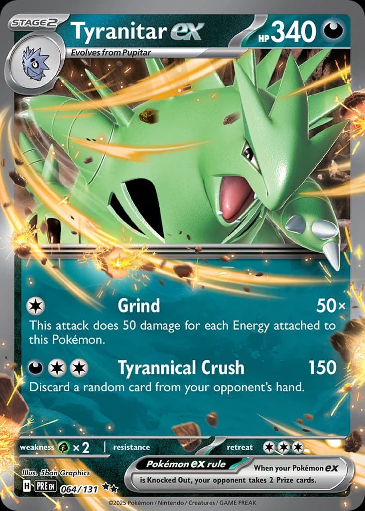 Tyranitar ex (64)