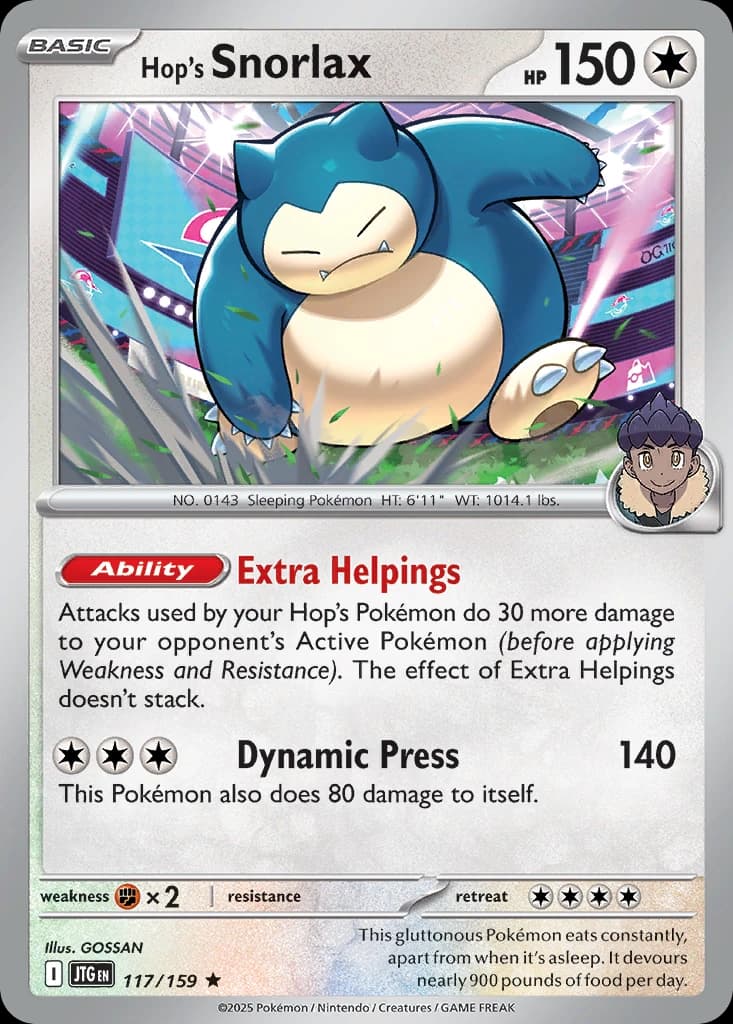 Hop's Snorlax (117)