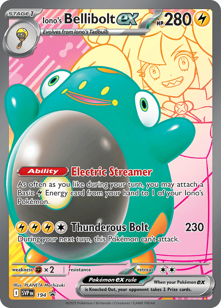 Iono's Bellibolt ex (194)