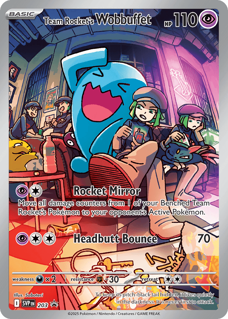 Team Rocket's Wobbuffet (203)