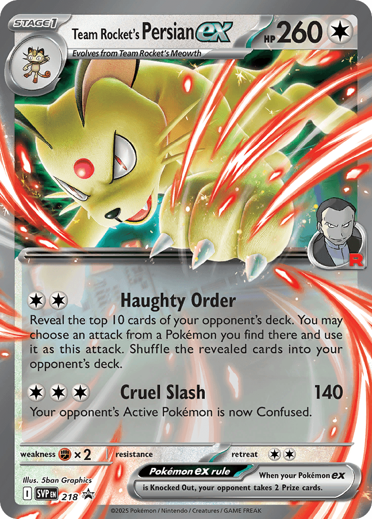 Team Rocket's Persian ex (218)