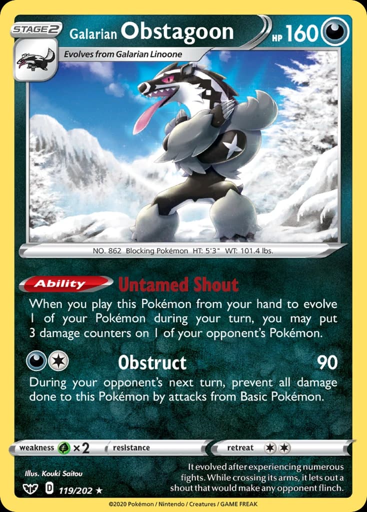 Galarian Obstagoon (119)