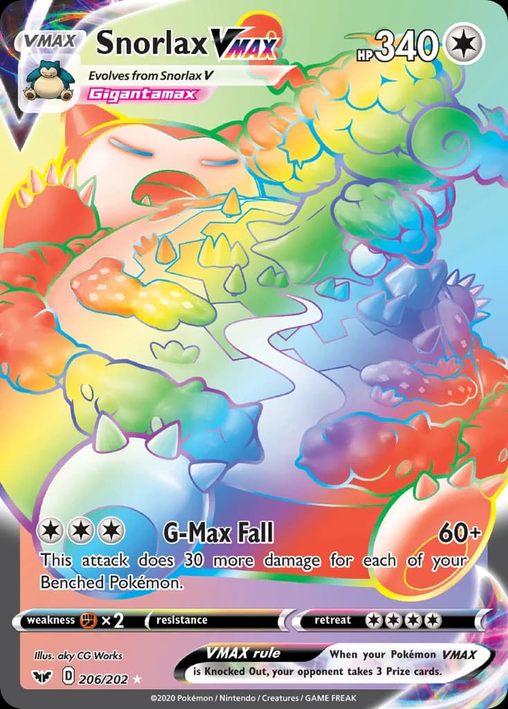 Snorlax VMAX (206)