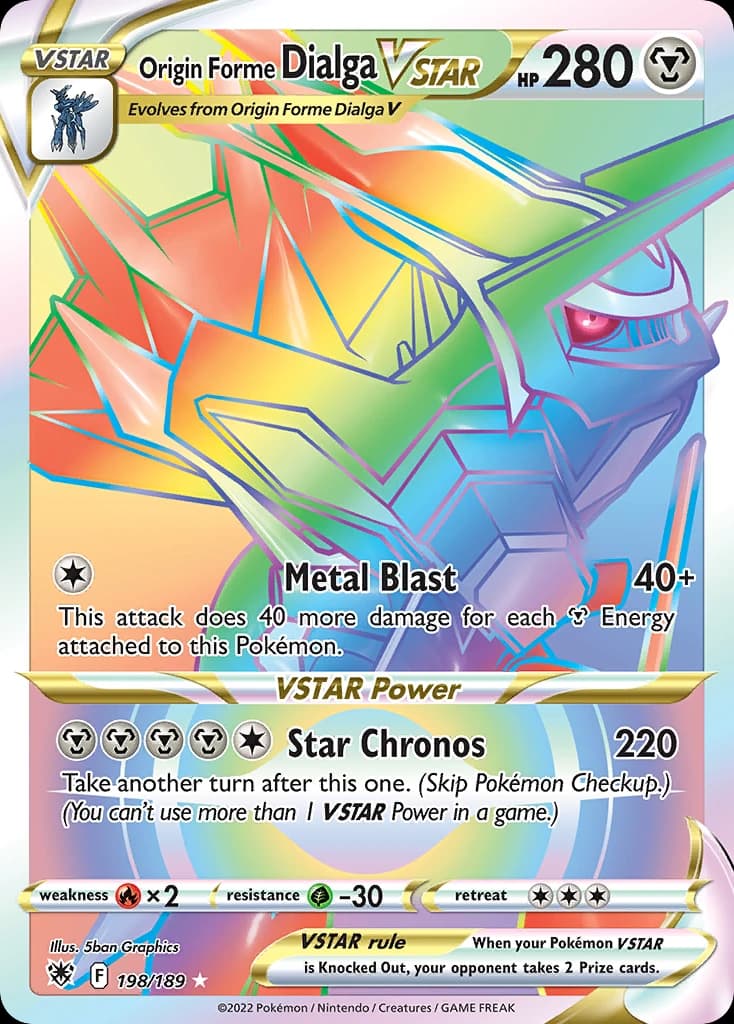Origin Forme Dialga VSTAR (198)