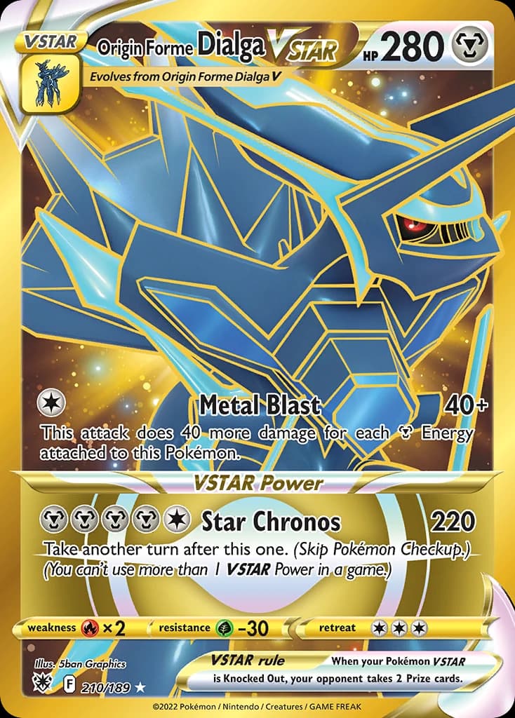 Origin Forme Dialga VSTAR (210)
