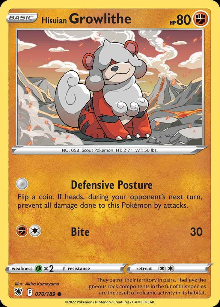 Hisuian Growlithe (70)