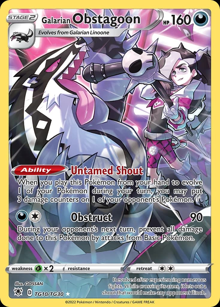Galarian Obstagoon (TG10)