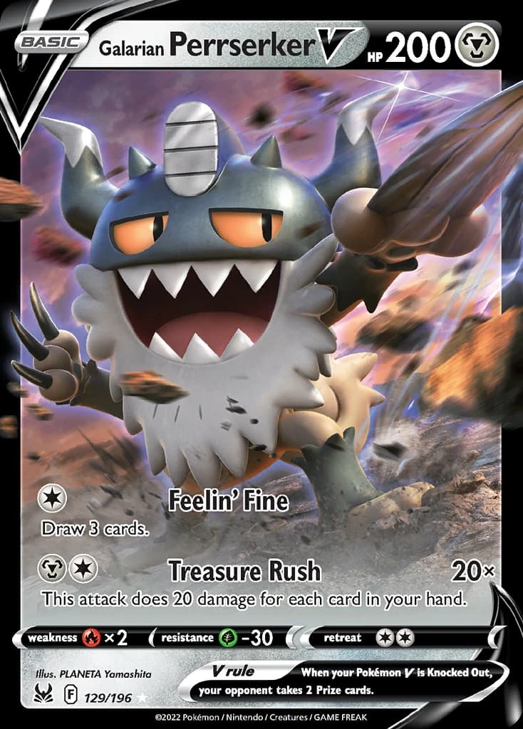 Galarian Perrserker V (129)