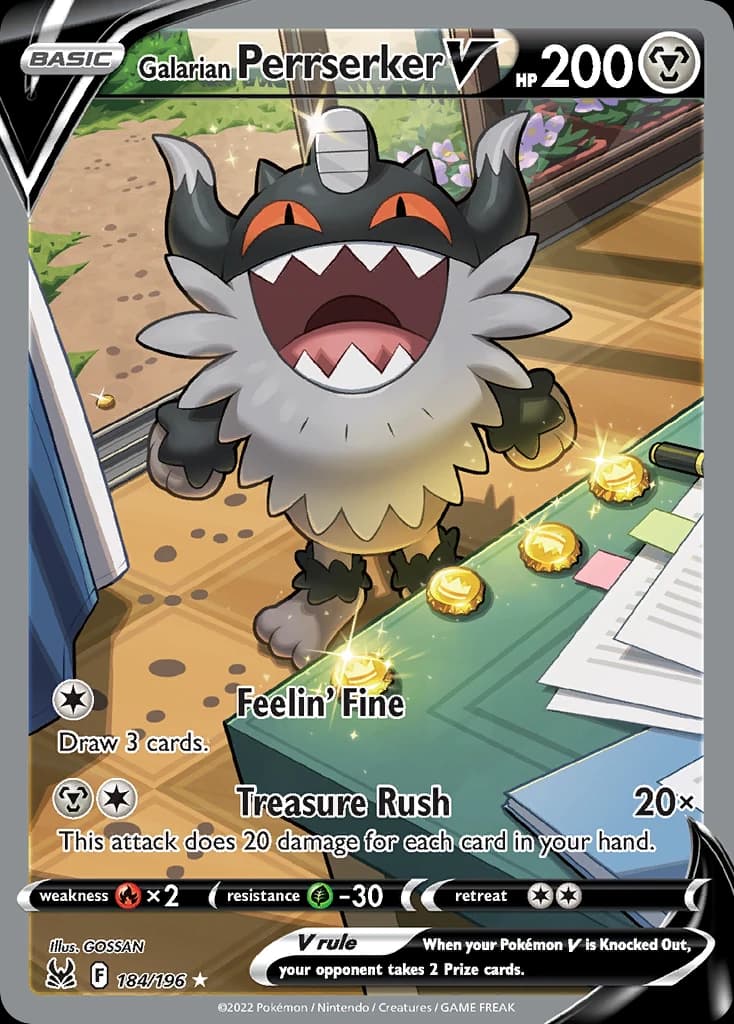 Galarian Perrserker V (184)