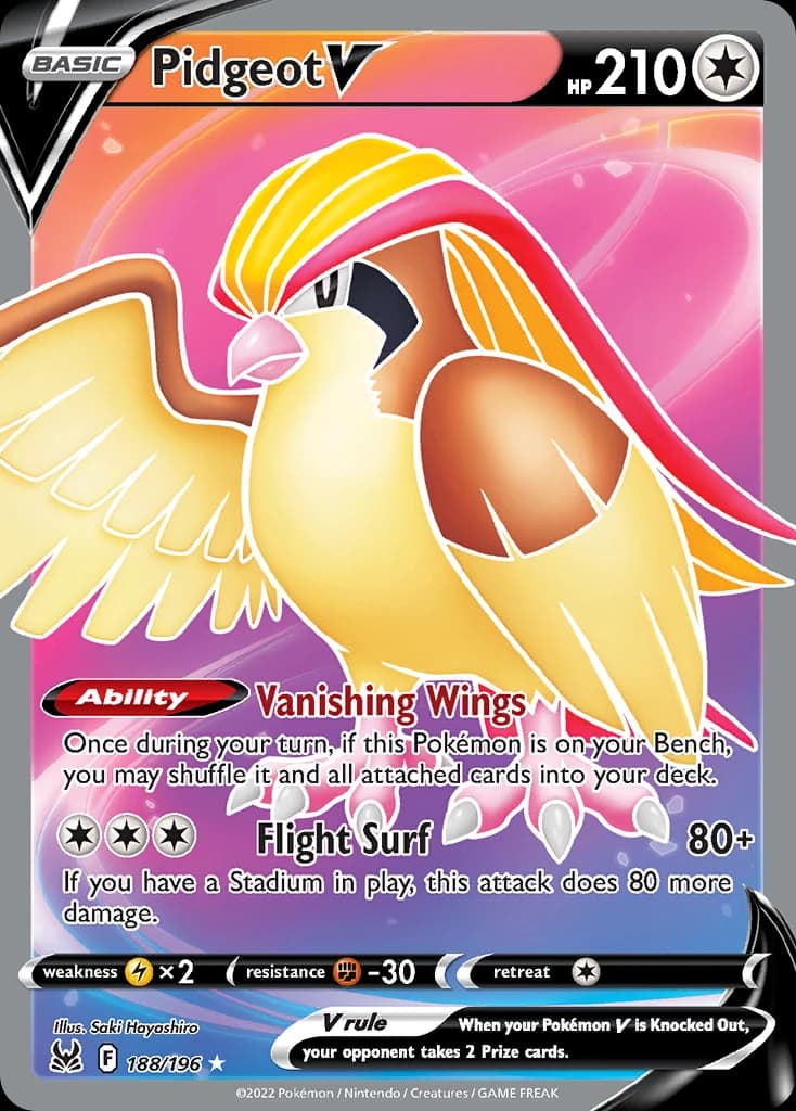Pidgeot V (188)