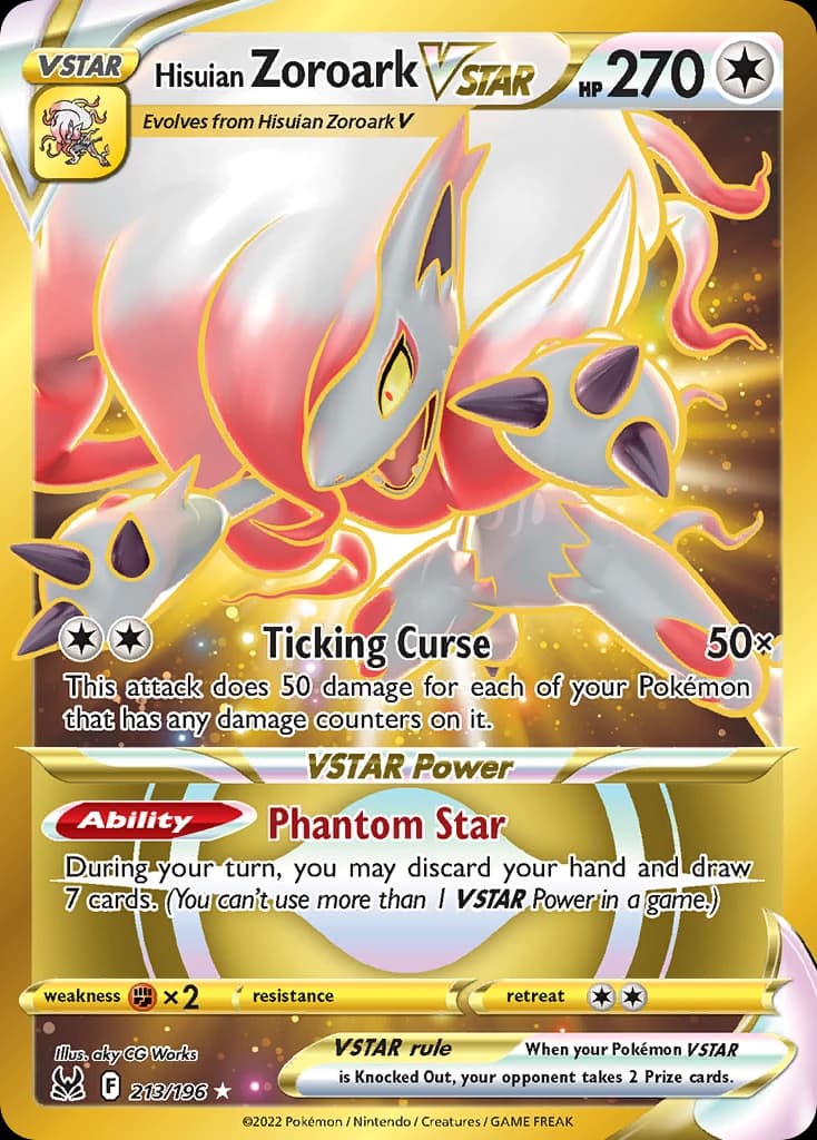 Hisuian Zoroark VSTAR (213)