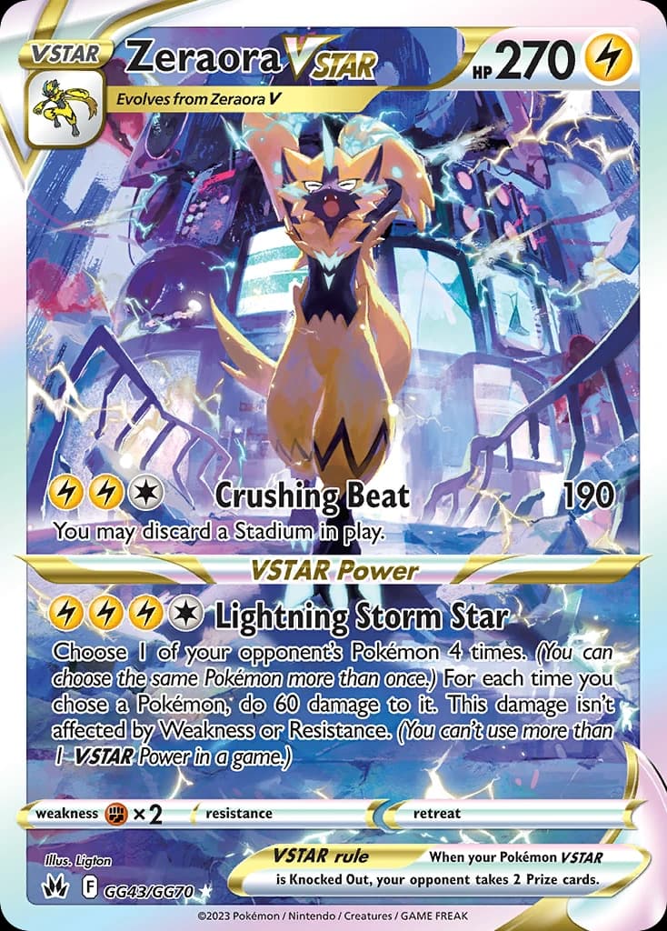 Zeraora VSTAR (GG43)