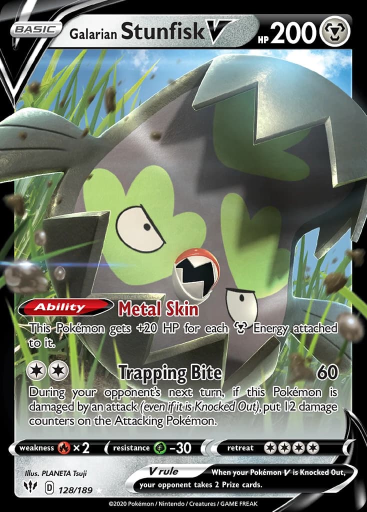Galarian Stunfisk V (128)