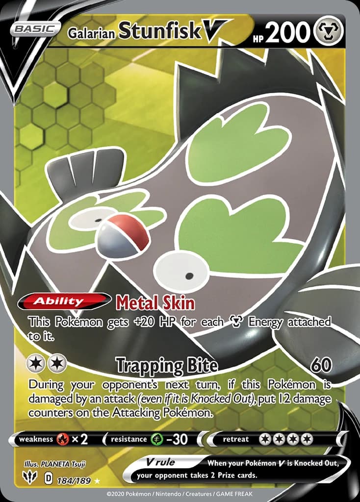 Galarian Stunfisk V (184)