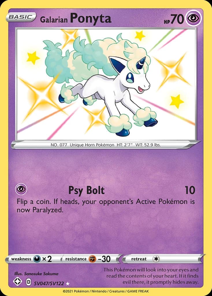 Galarian Ponyta (SV047)