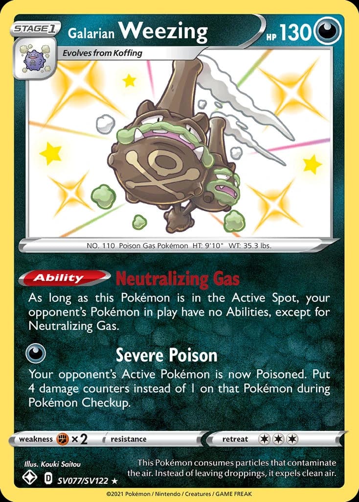 Galarian Weezing (SV077)
