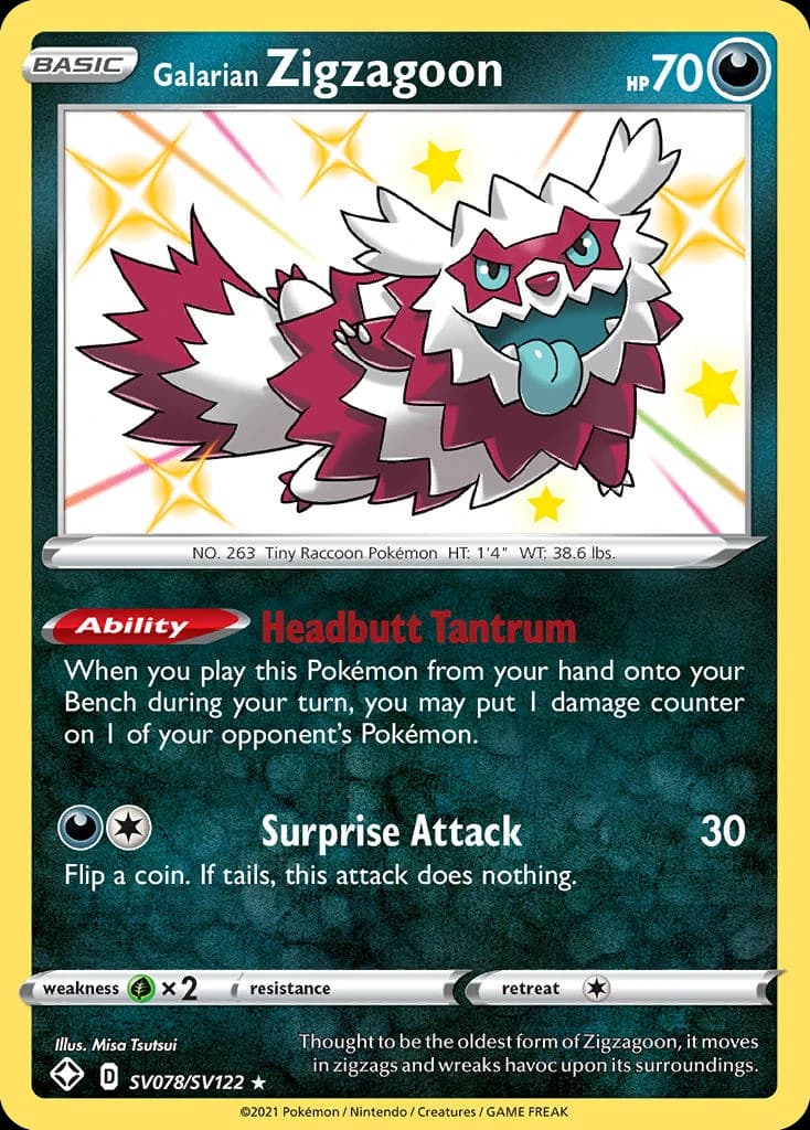 Galarian Zigzagoon (SV078)