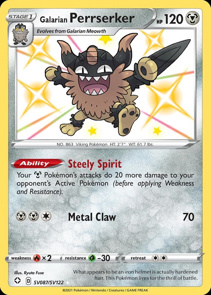 Galarian Perrserker (SV087)