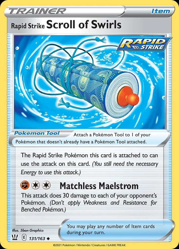 Rapid Strike Scroll of Swirls (131)