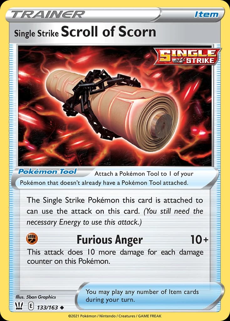 Single Strike Scroll of Scorn (133)
