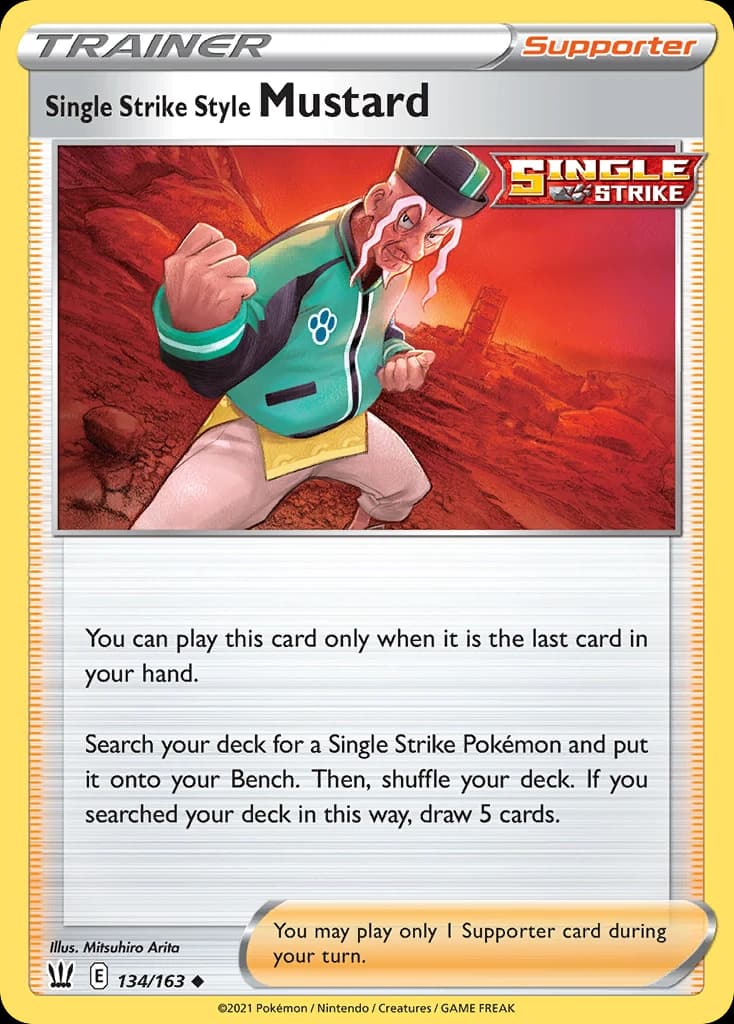 Single Strike Style Mustard (134)