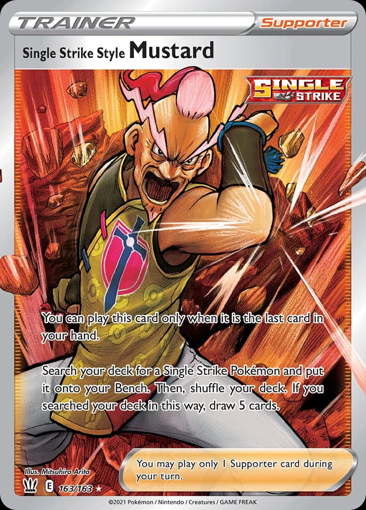 Single Strike Style Mustard (163)