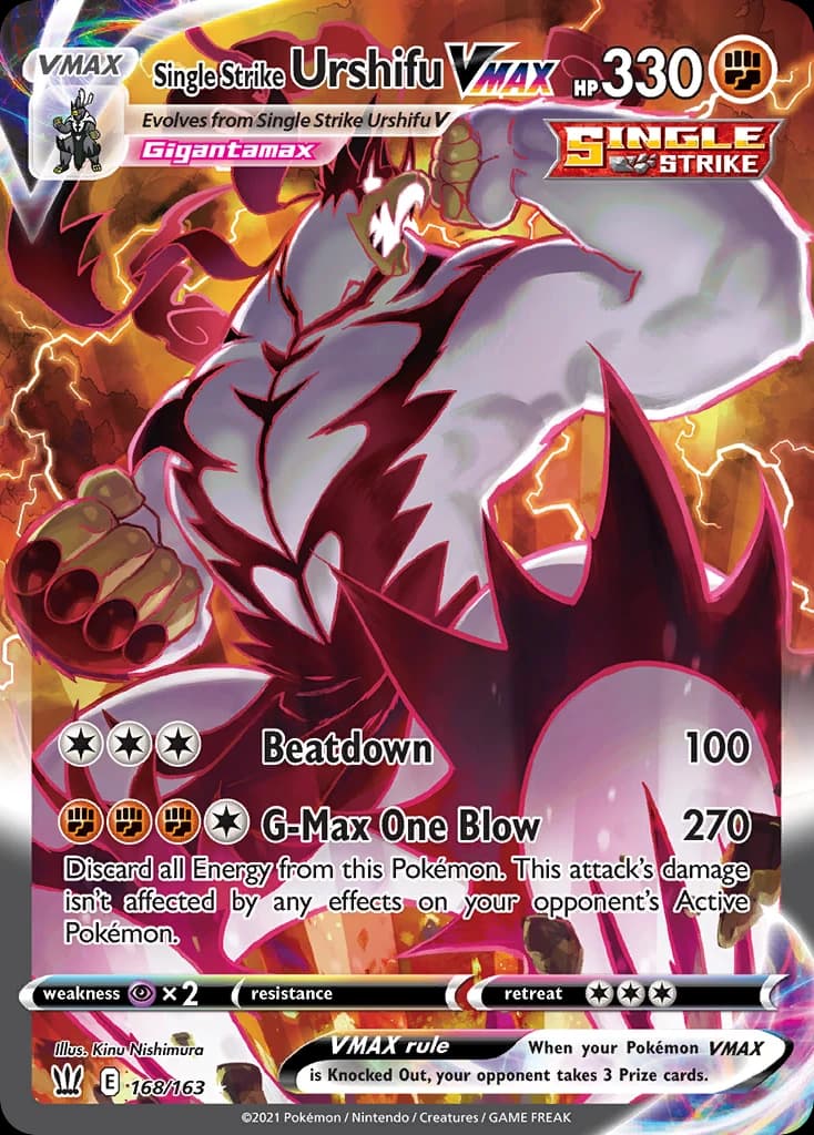 Single Strike Urshifu VMAX (168)