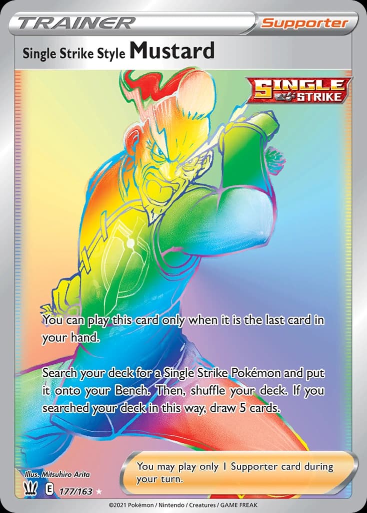 Single Strike Style Mustard (177)