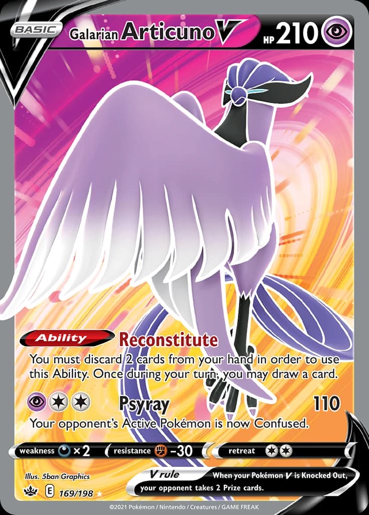 Galarian Articuno V (169)