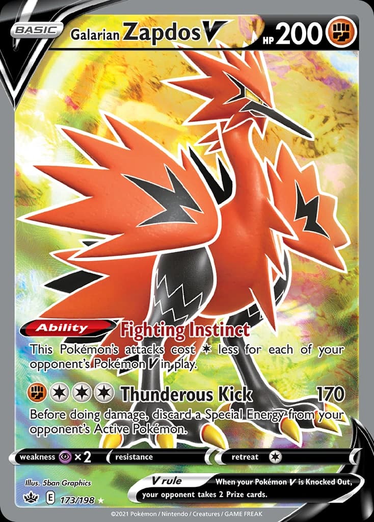 Galarian Zapdos V (173)