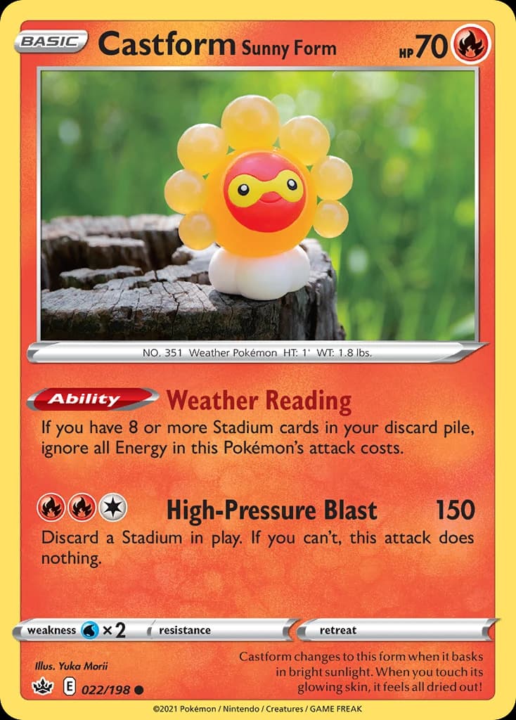 Castform Sunny Form (22)