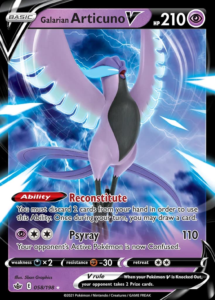 Galarian Articuno V (58)