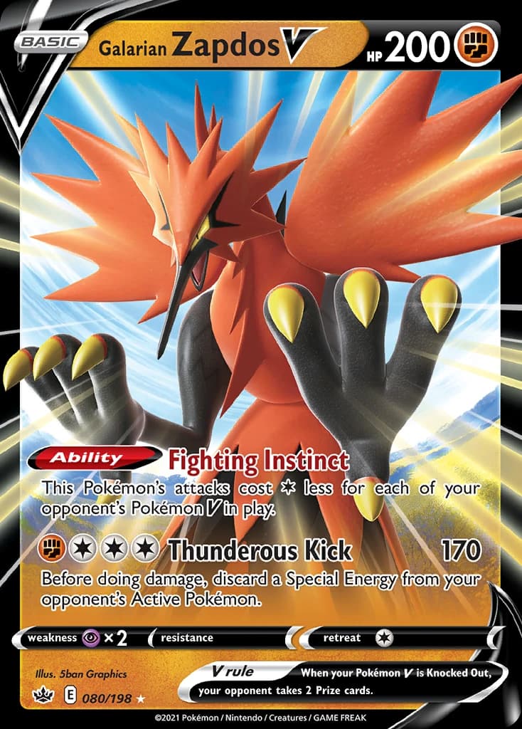 Galarian Zapdos V (80)