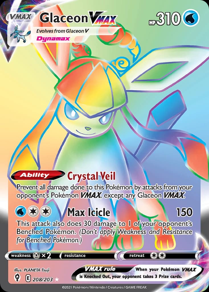 Glaceon VMAX (208)