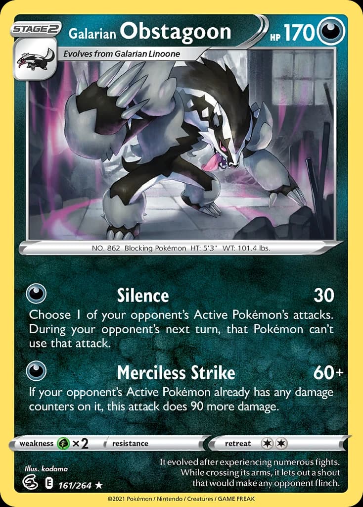 Galarian Obstagoon (161)