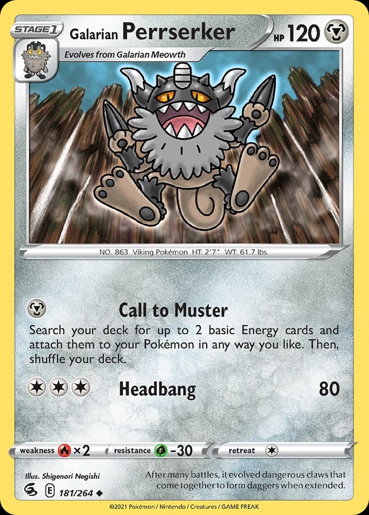 Galarian Perrserker (181)