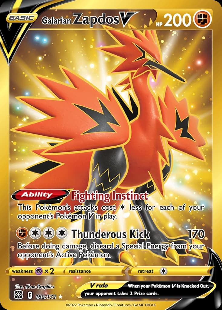 Galarian Zapdos V (182)