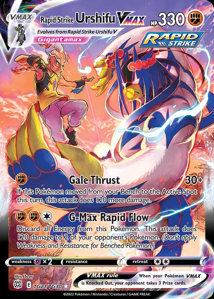 Rapid Strike Urshifu VMAX (TG21)