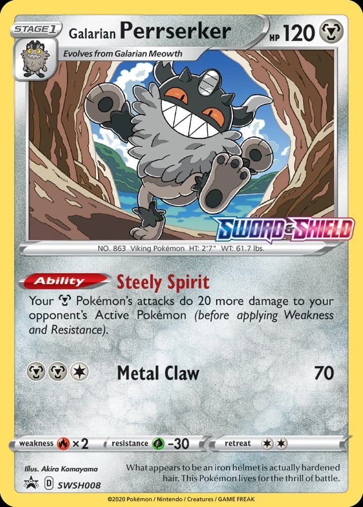 Galarian Perrserker (SWSH008)