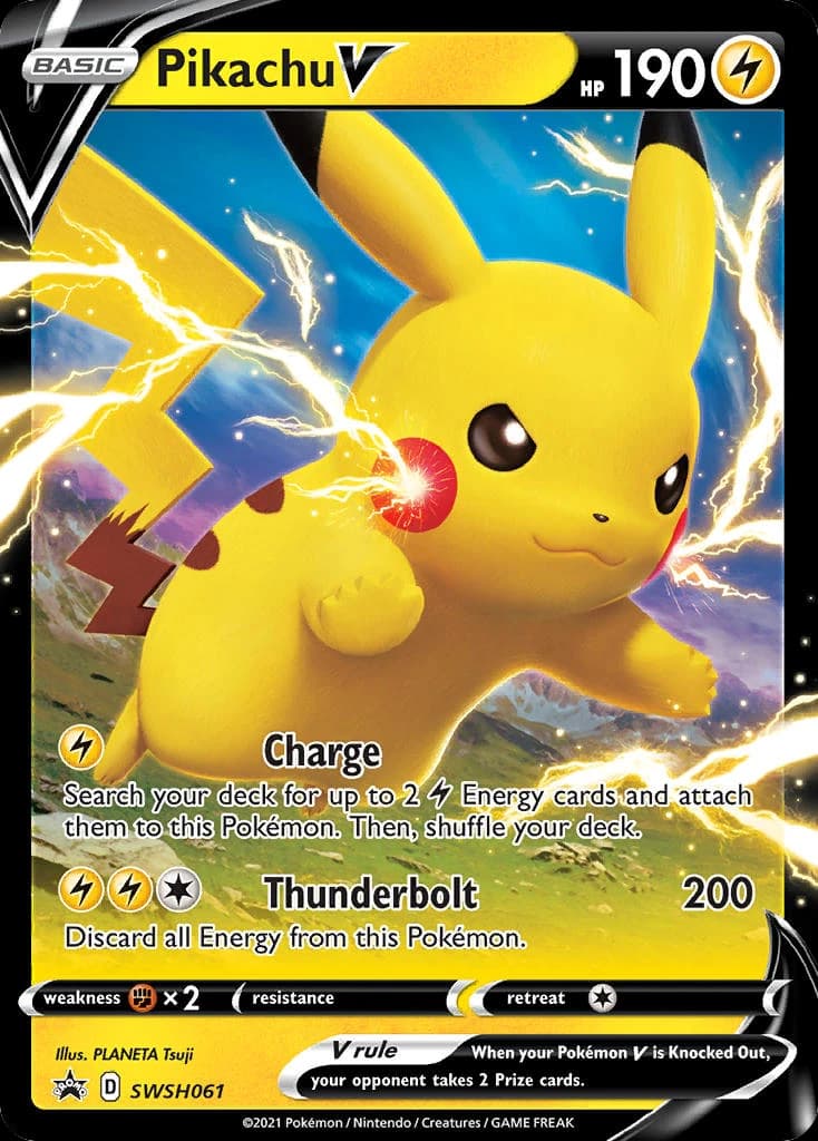 Pikachu V (SWSH061)
