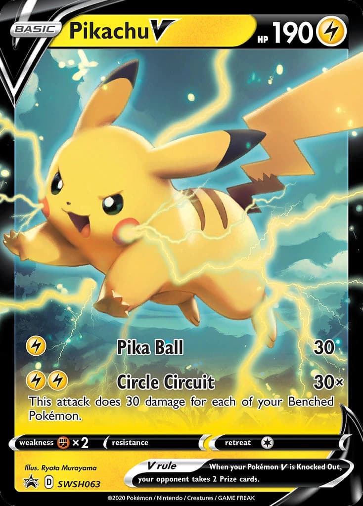 Pikachu V (SWSH063)