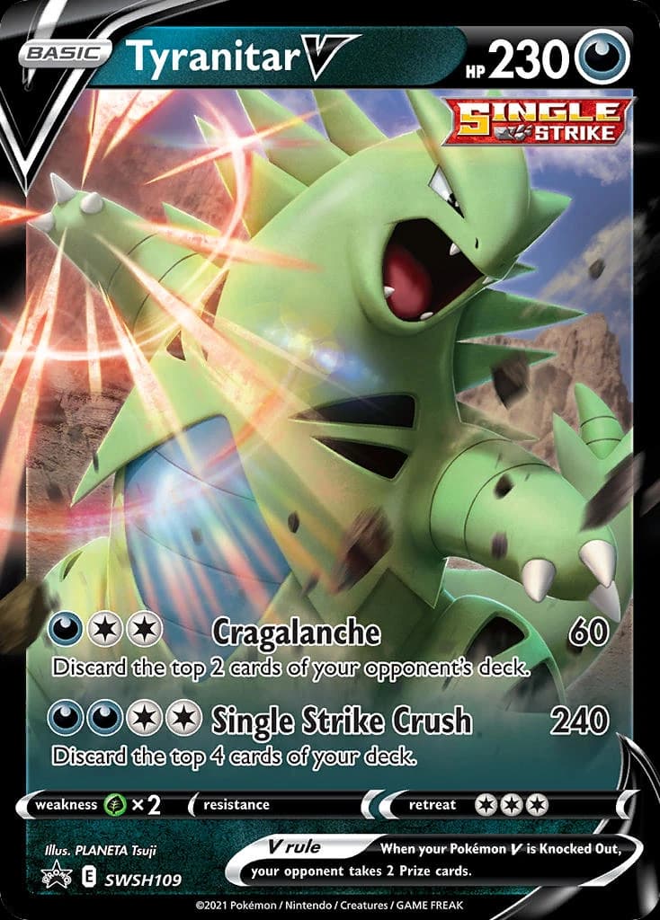 Tyranitar V (SWSH109)