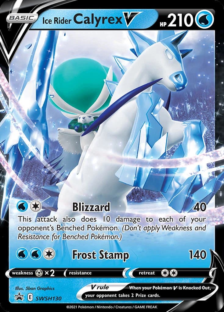Ice Rider Calyrex V (SWSH130)