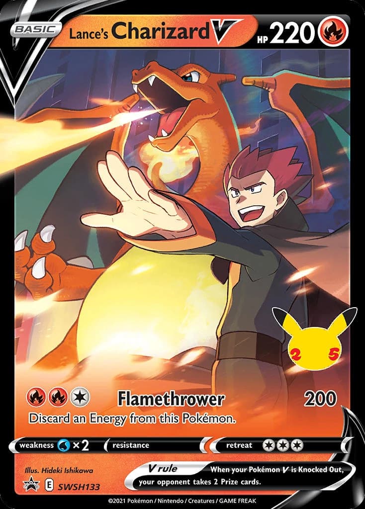 Lance's Charizard V (SWSH133)