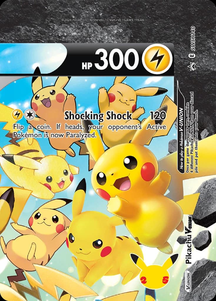 Pikachu V-UNION (SWSH140)